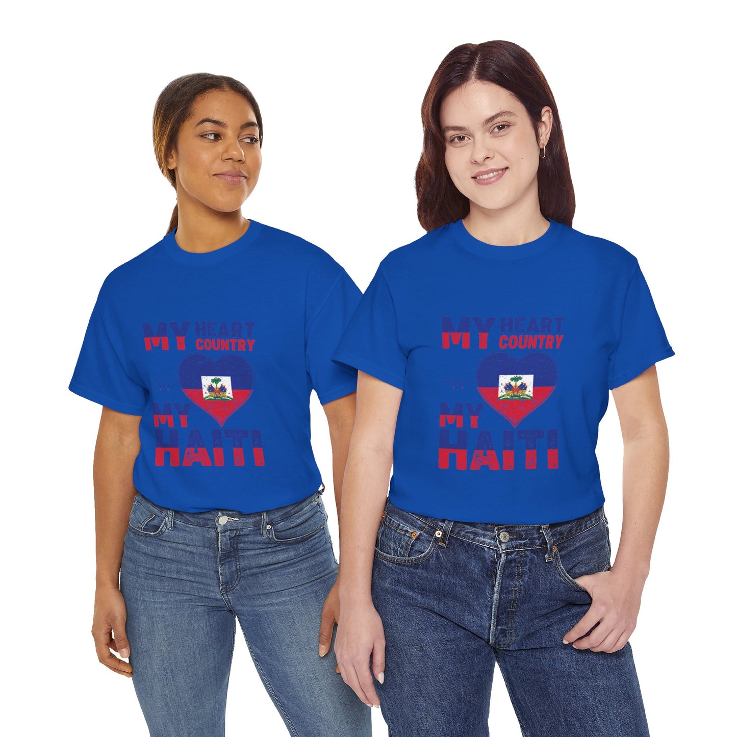 Mijn hart, mijn Haïti-liefde Klassiek T-shirt 