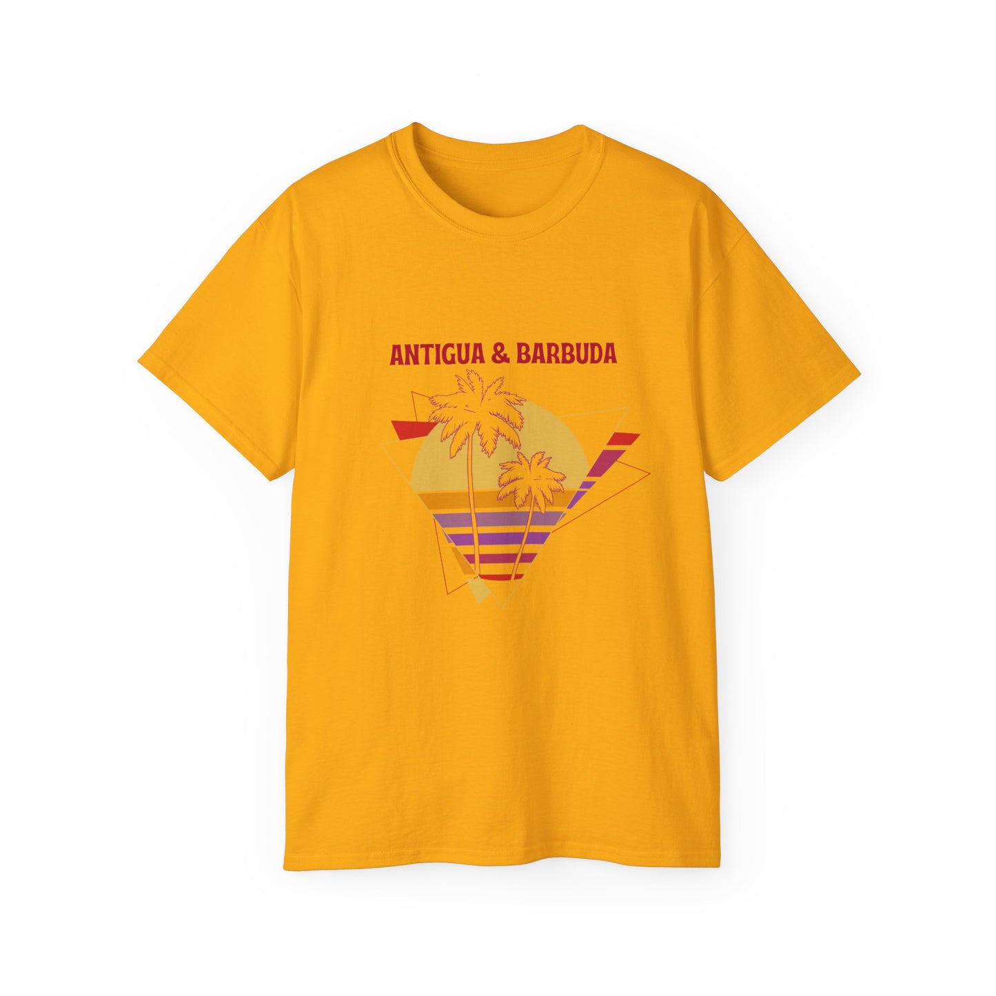 Antigua & Barbuda Vintage Graphic | Unisex Ultra Cotton T-Shirt | Retro Summer Style