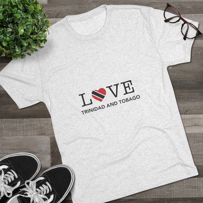 Trinidad and Tobago Heart Shaped Flag T-Shirt