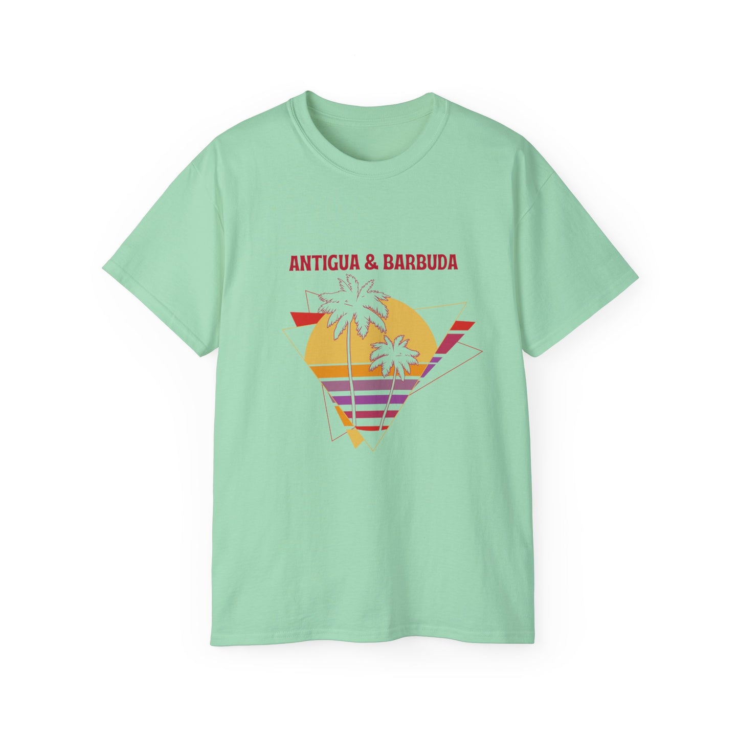 Antigua & Barbuda Vintage Graphic | Unisex Ultra Cotton T-Shirt | Retro Summer Style