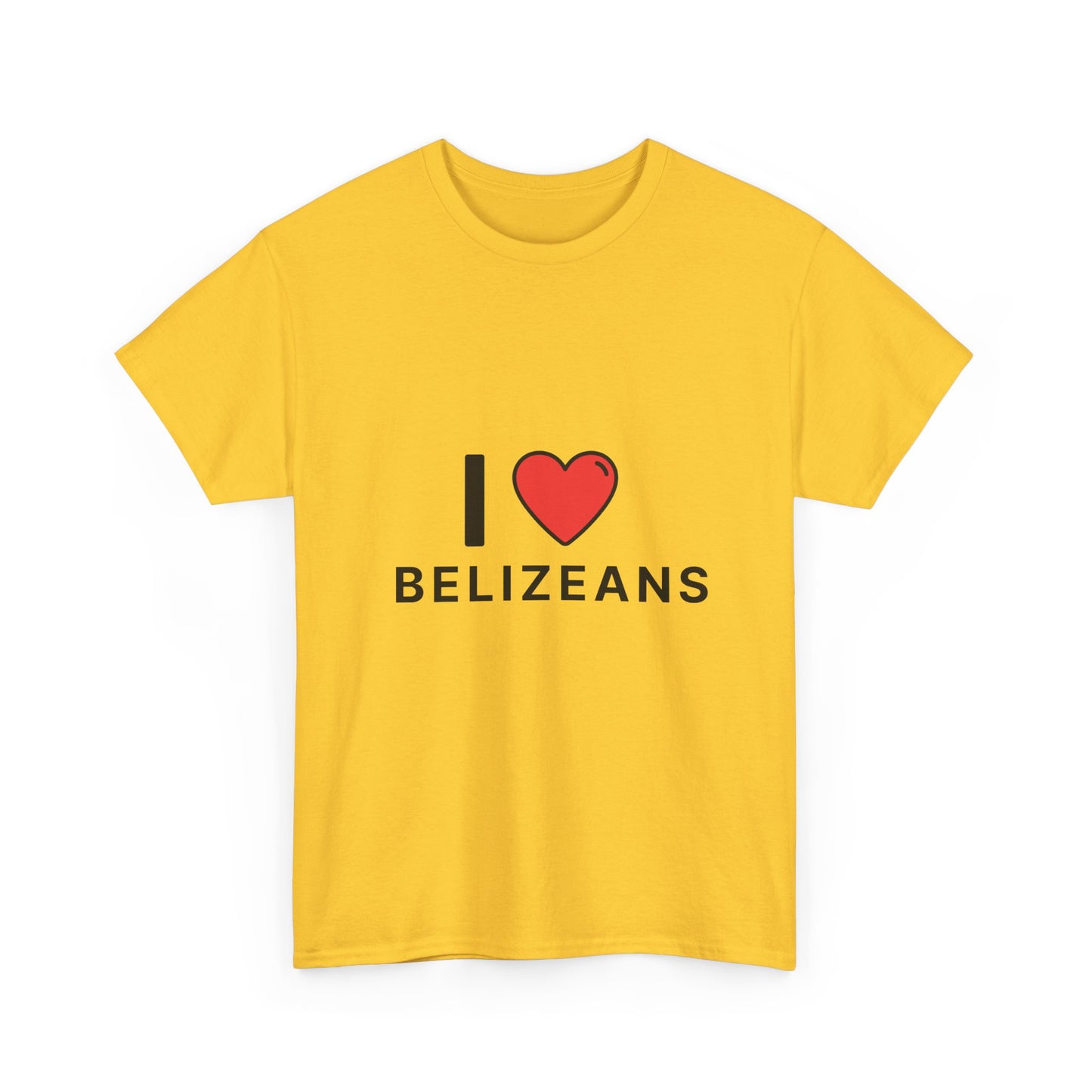 I Love Belizeans  Cotton T shirt