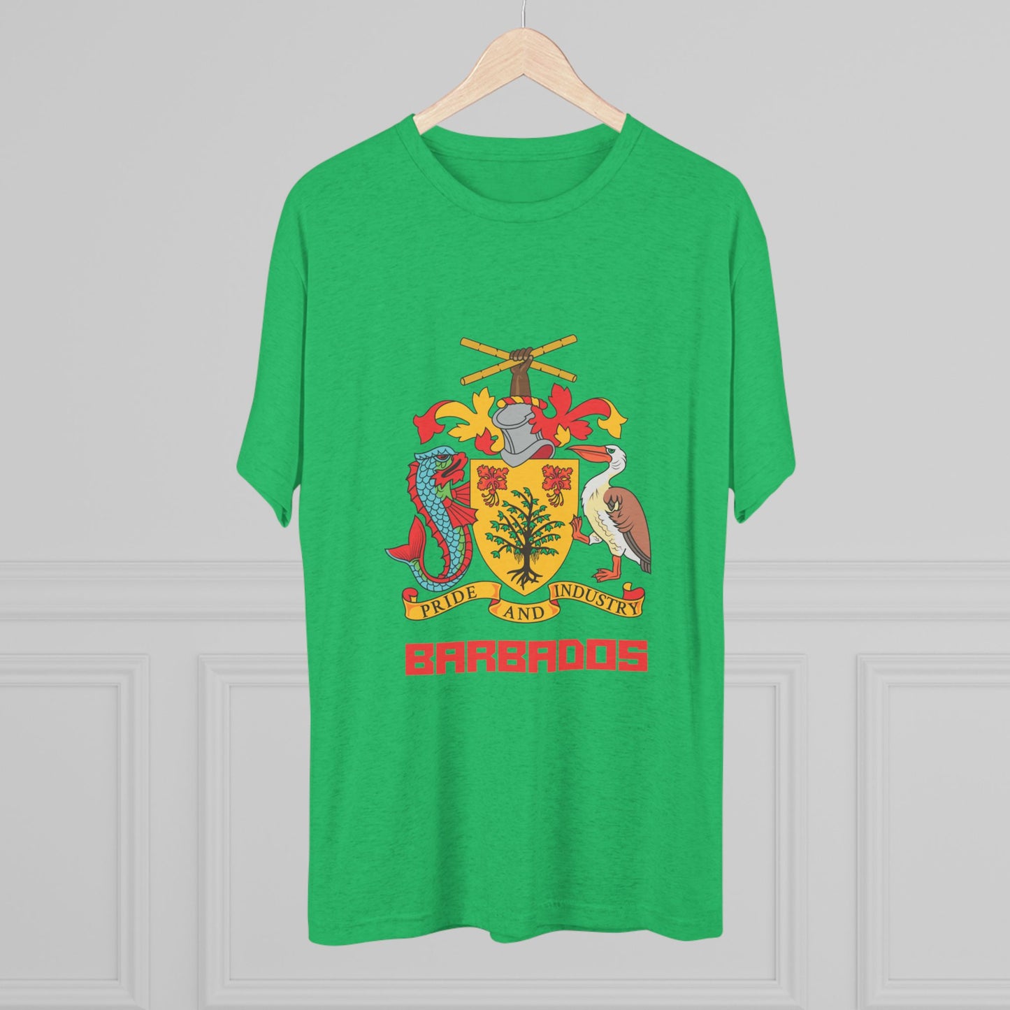 Barbados  Tri-Blend Crew T shirt