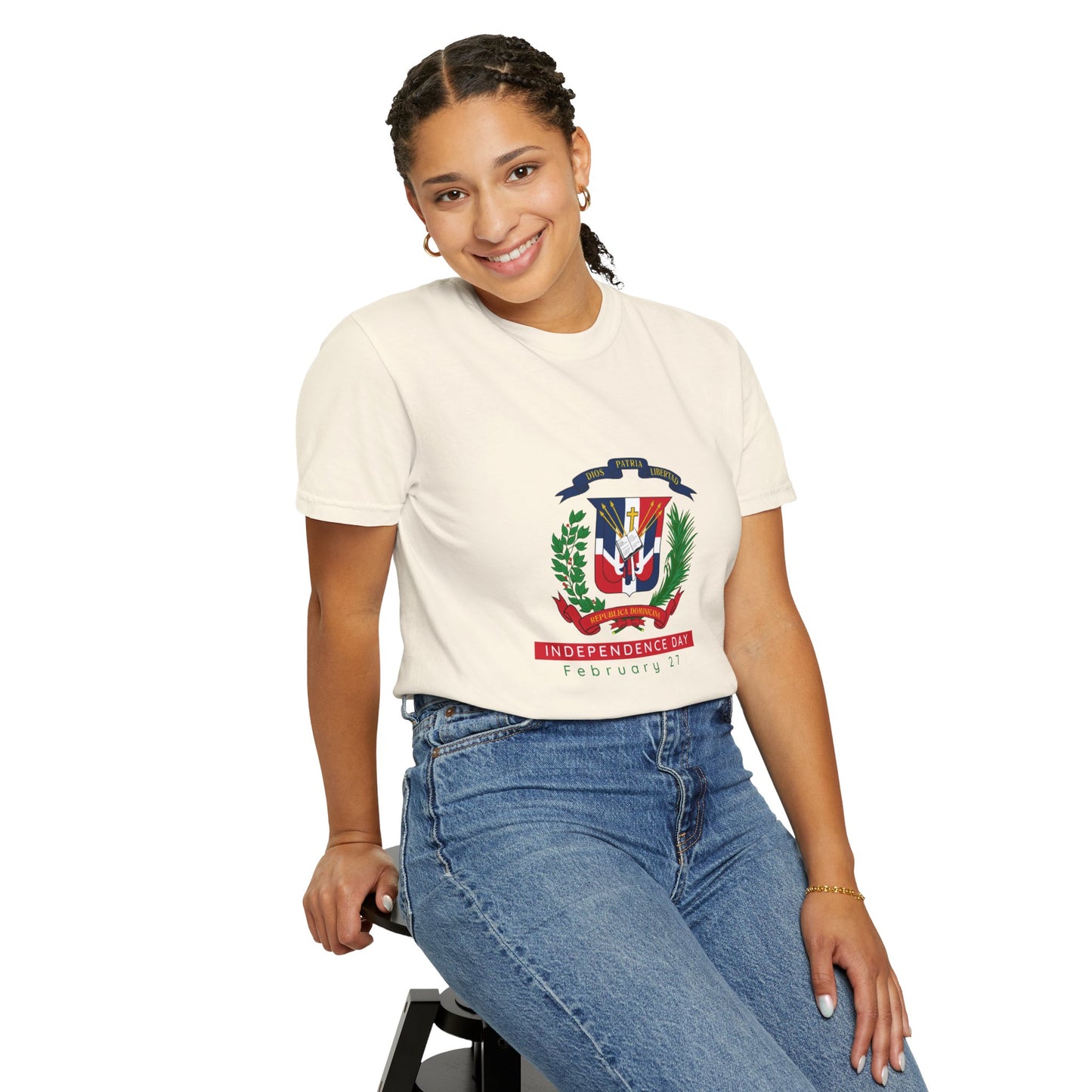 Dominica Republic Coat of arm Classic T-Shirt
