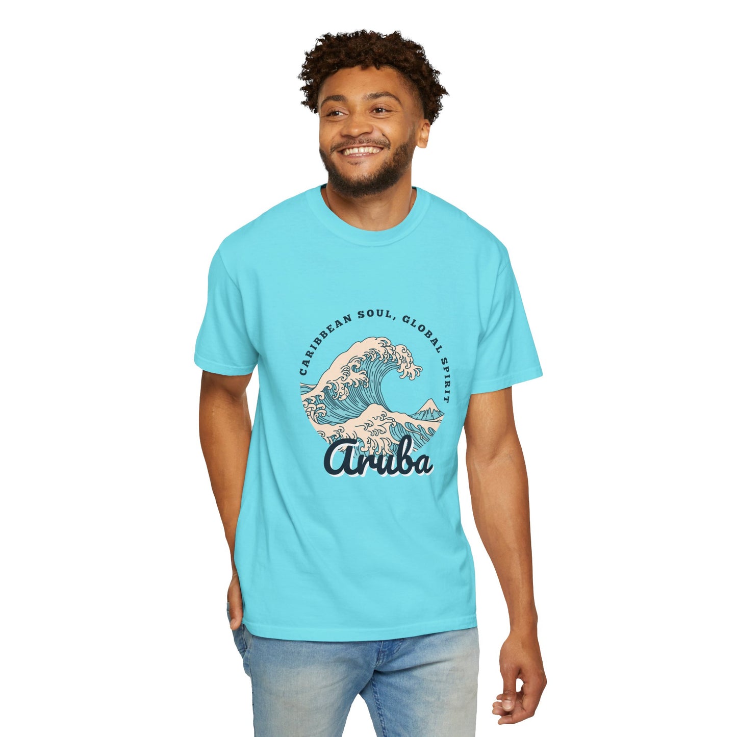 Caribbean Soul Unisex T-Shirt - Aruba Wave Design