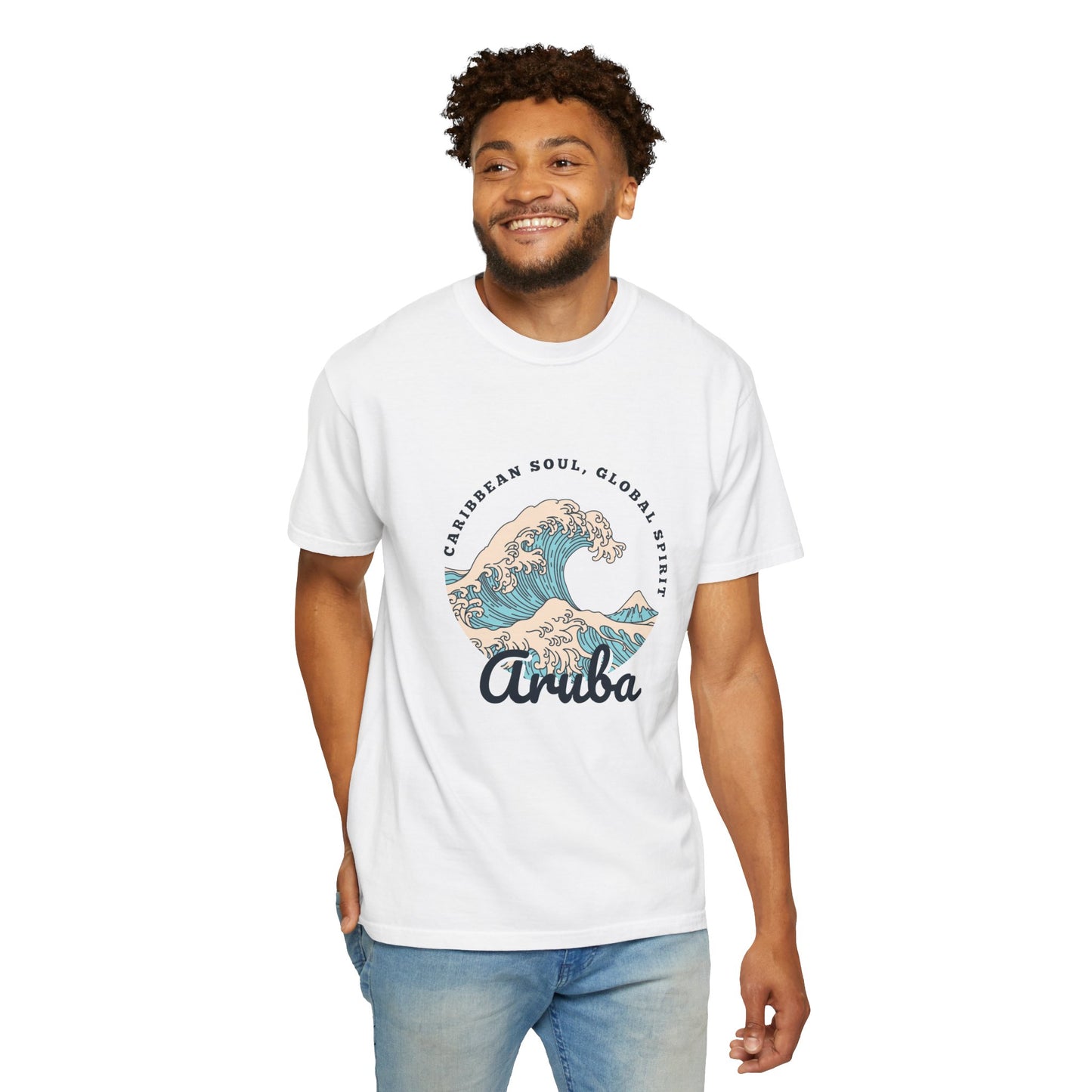 Caribbean Soul Unisex T-Shirt - Aruba Wave Design