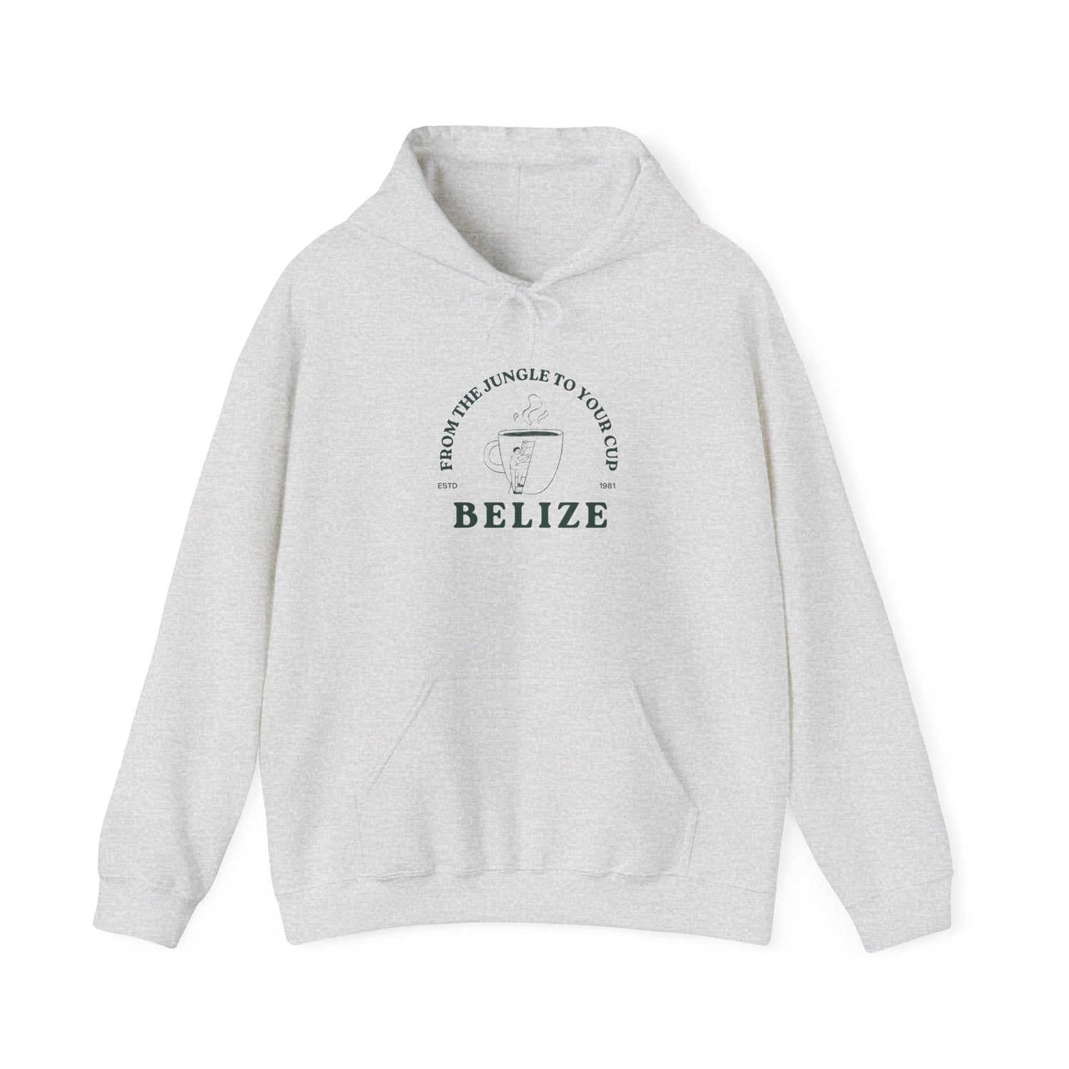 Belize Inspired Unisex Heavy Blend Hooded Sweatshirt - From the Jungle to Your Club