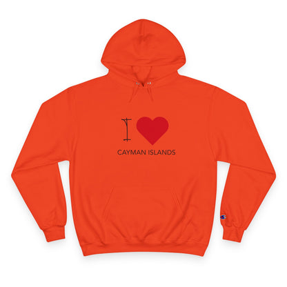 I Love Cayman Island  Champion Hoodie