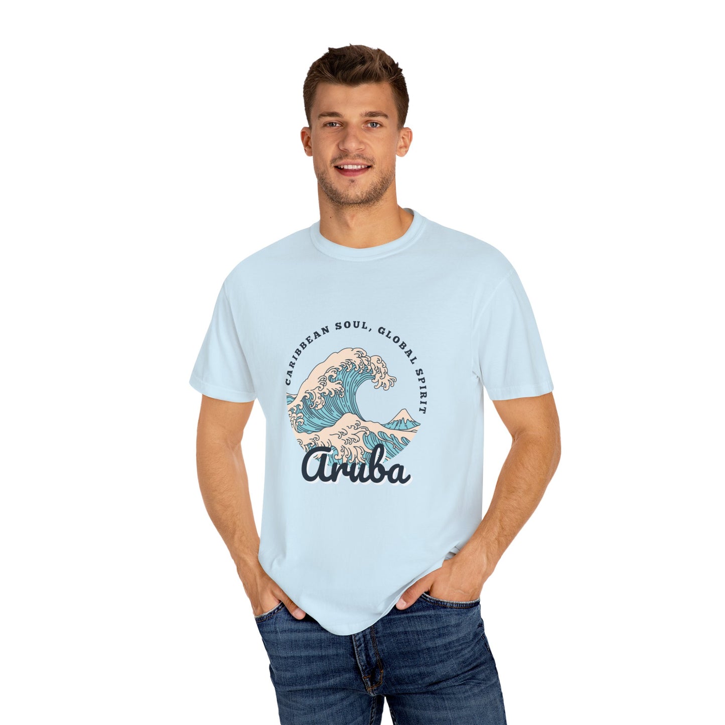 Caribbean Soul Unisex T-Shirt - Aruba Wave Design