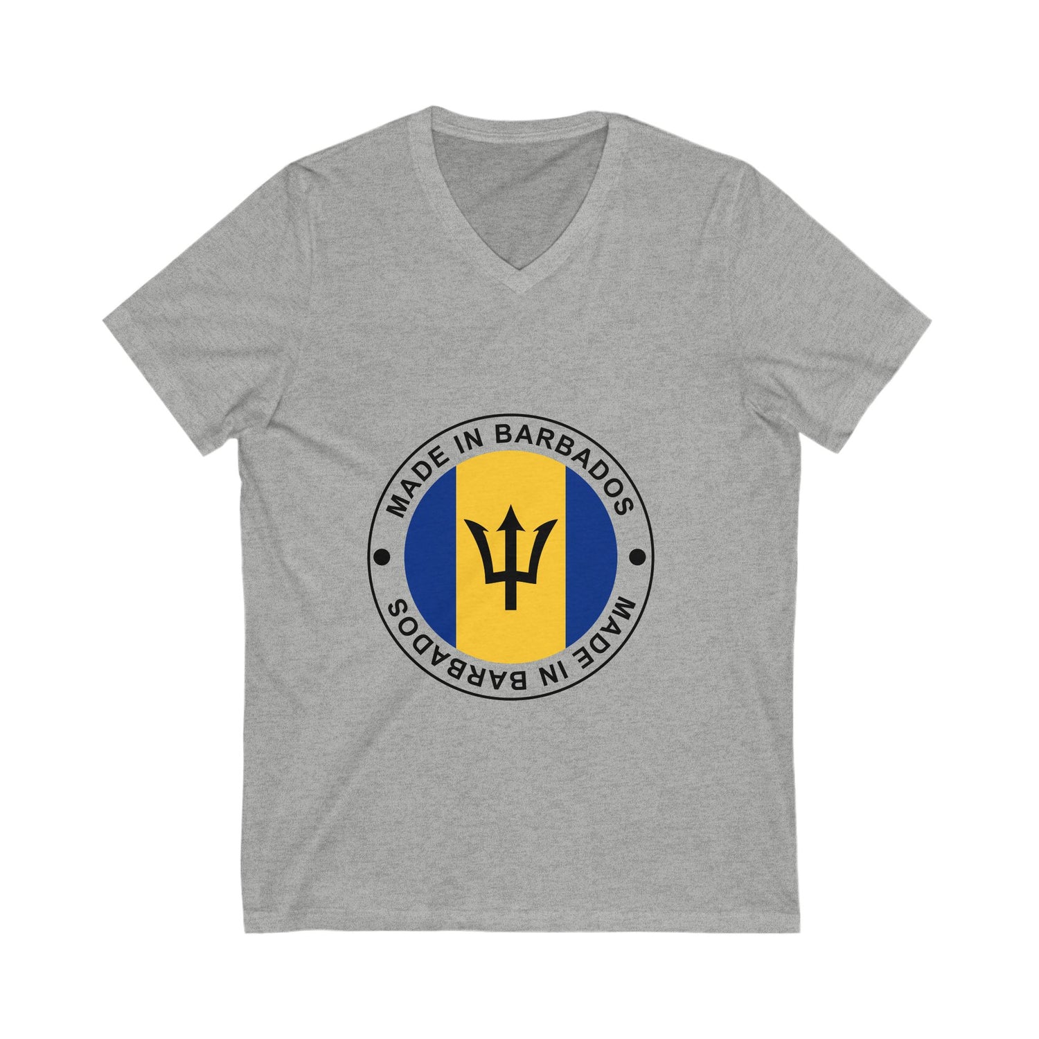 Made in Barbados Short Sleeve V-Neck Tee