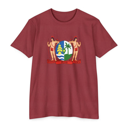 Suriname Coat of Arm Unisex CVC Jersey T-shirt
