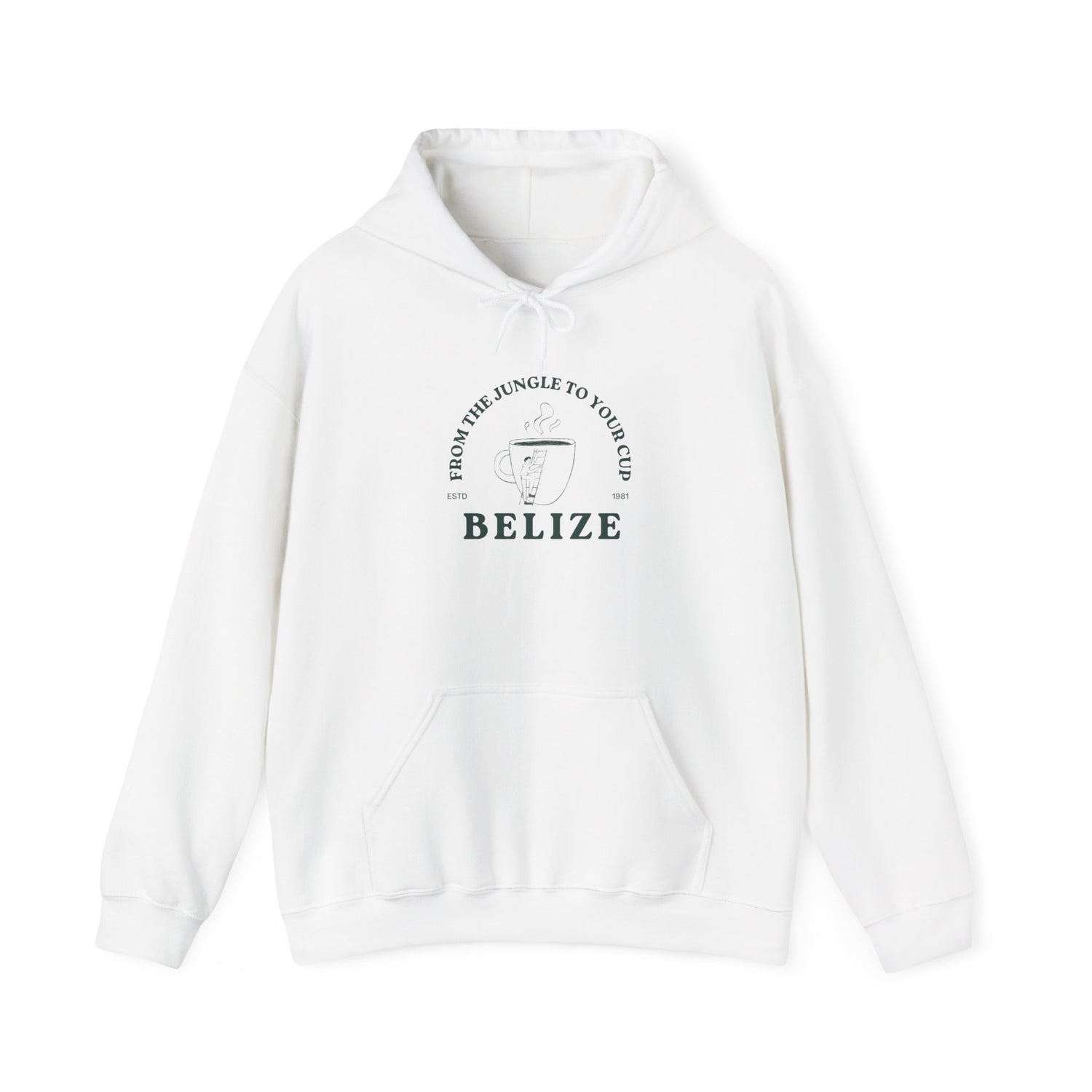 Belize Inspired Unisex Heavy Blend Hooded Sweatshirt - From the Jungle to Your Club