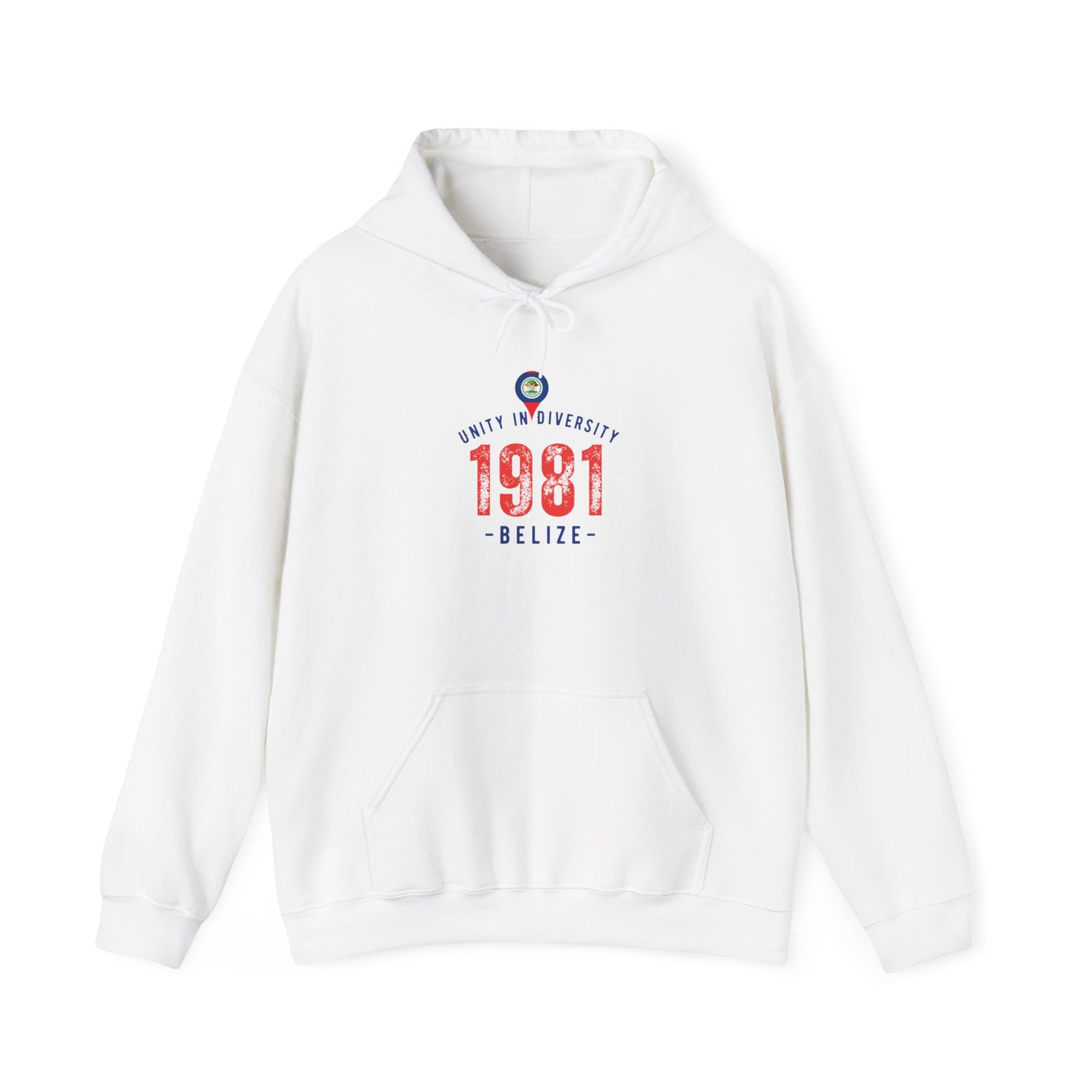 1981 Belize Unity University Hoodie - Unisex Heavy Blend Sweatshirt