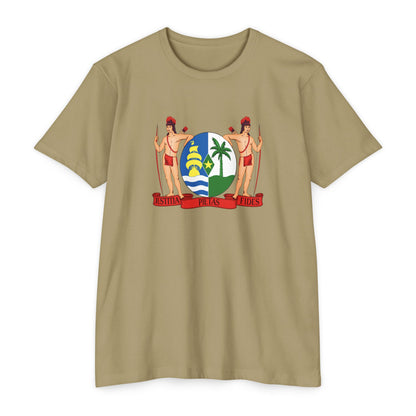 Suriname Coat of Arm Unisex CVC Jersey T-shirt