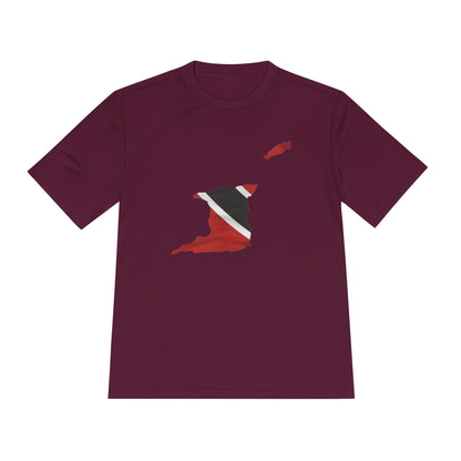 Trinidad and Tobago Map Unisex Moisture T-Shirt