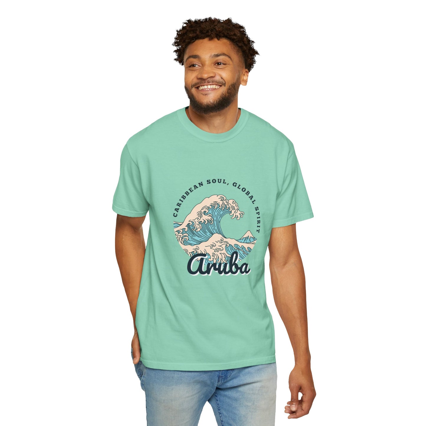 Caribbean Soul Unisex T-Shirt - Aruba Wave Design