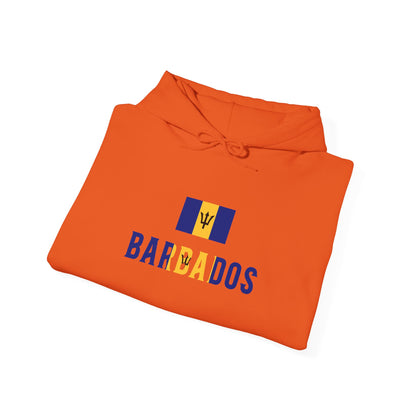 Barbados Flag Hooded Sweatshirt