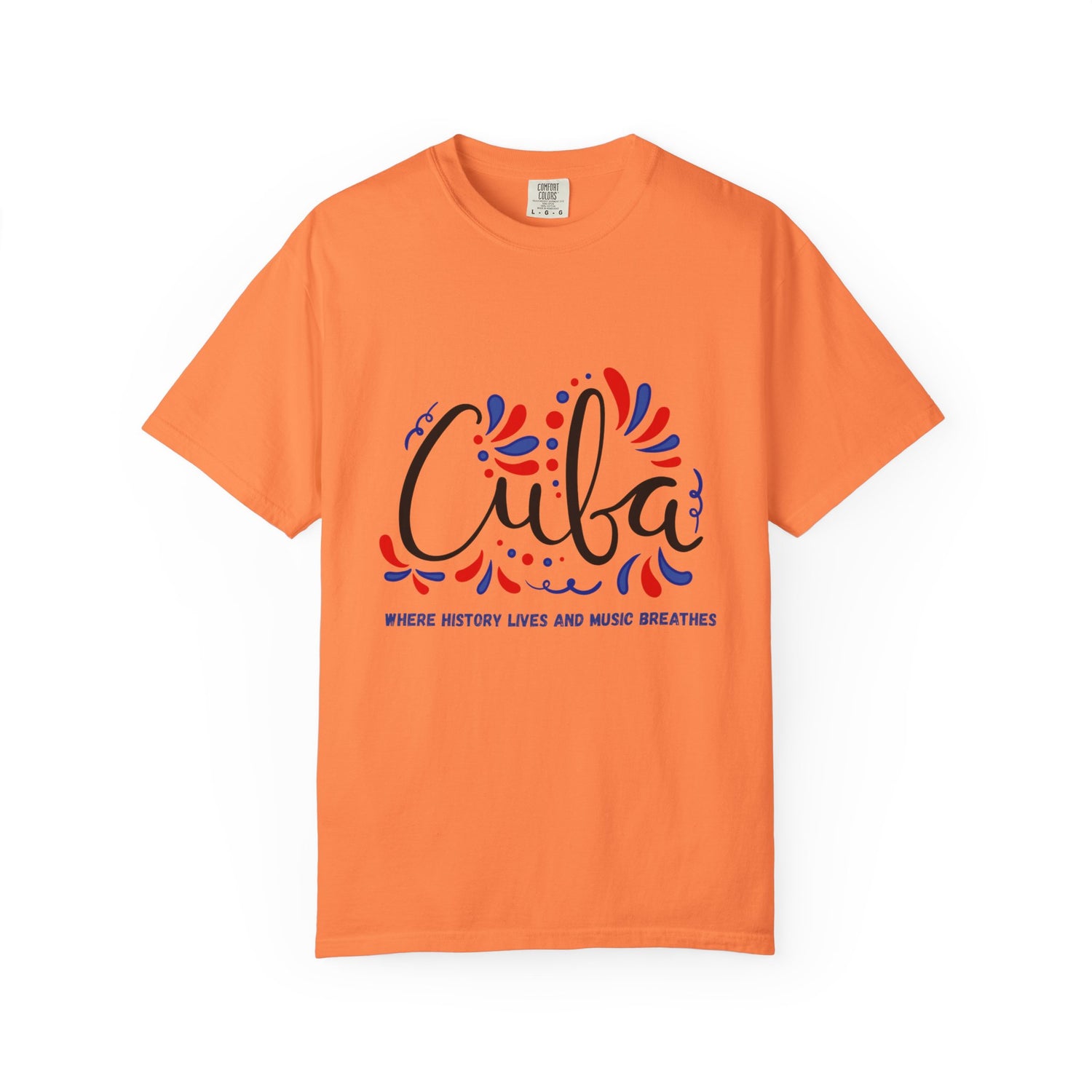 Cuba Music History Unisex Garment-Dyed T-Shirt