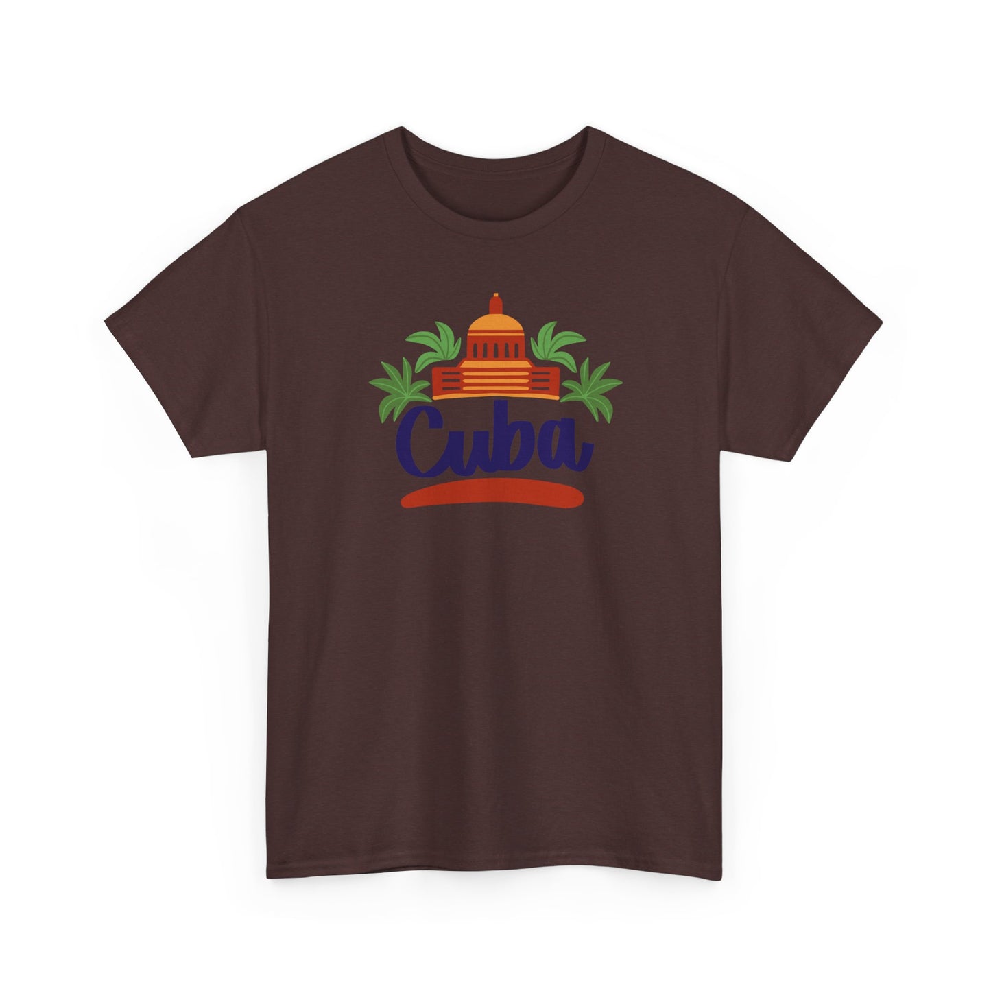 Unisex Zware Cuba Katoenen T-shirt