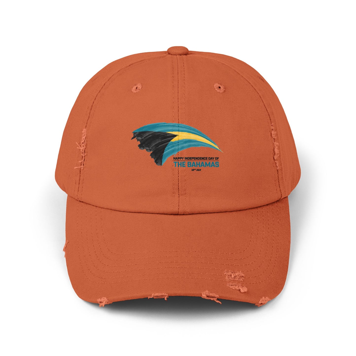 Bahamas Flag Cap Distressed Cap