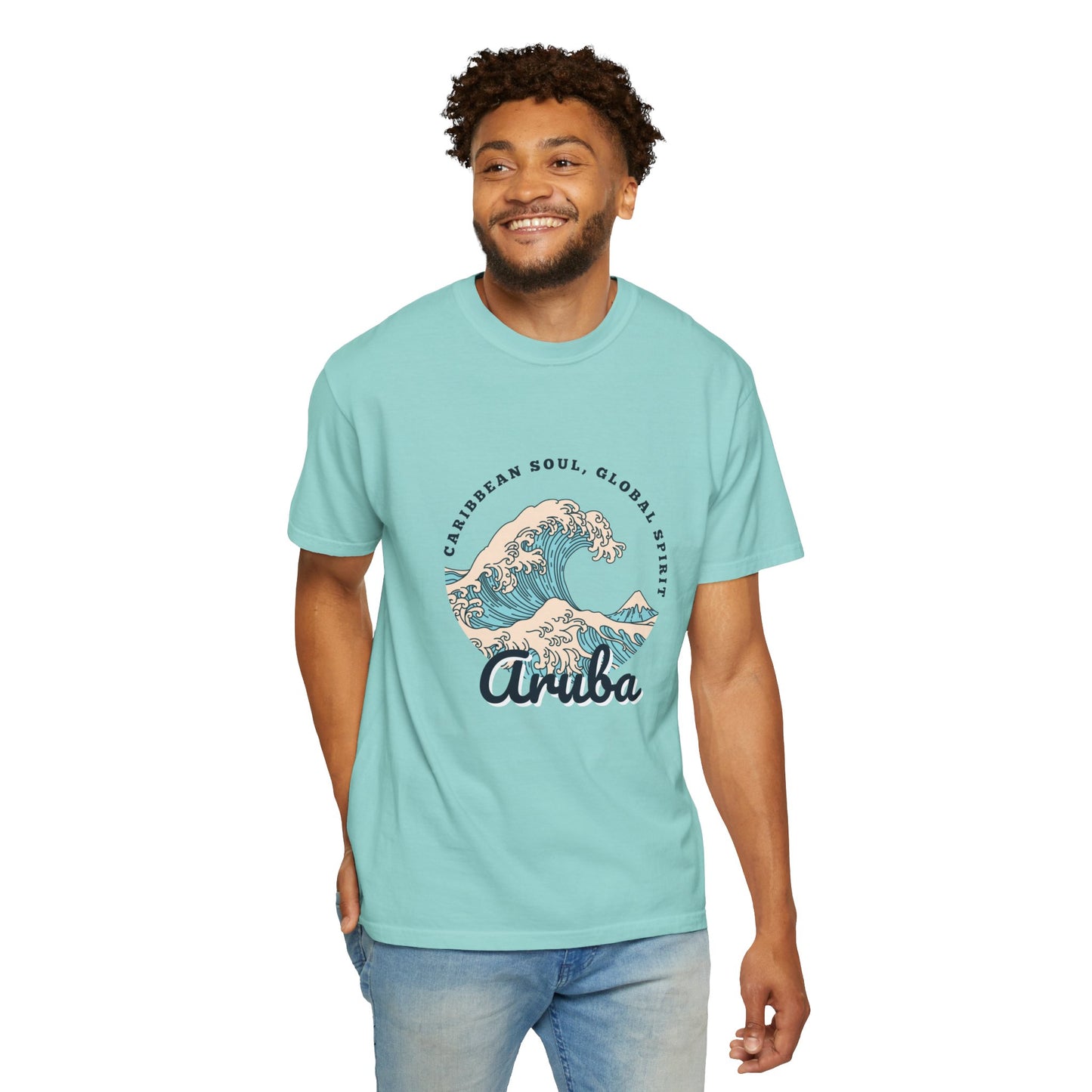 Caribbean Soul Unisex T-Shirt - Aruba Wave Design