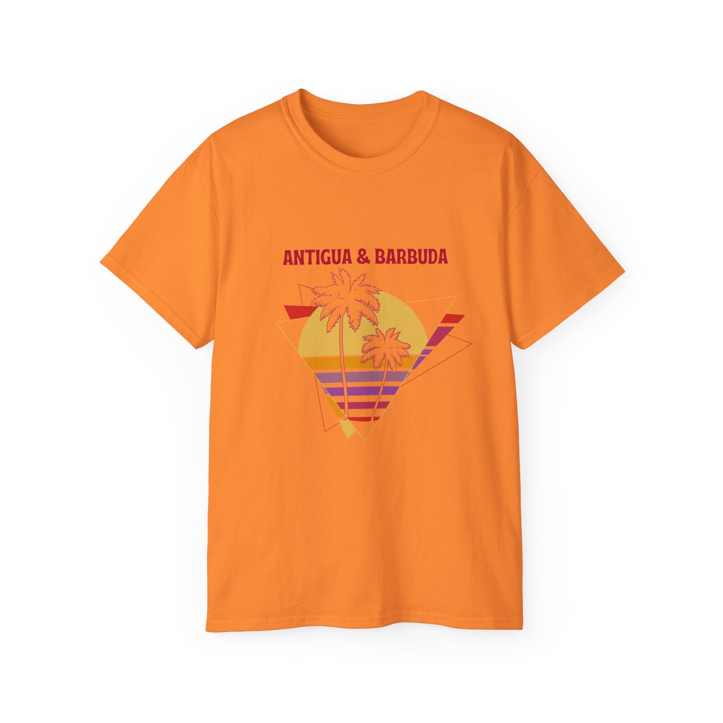 Antigua & Barbuda Vintage Graphic | Unisex Ultra Cotton T-Shirt | Retro Summer Style