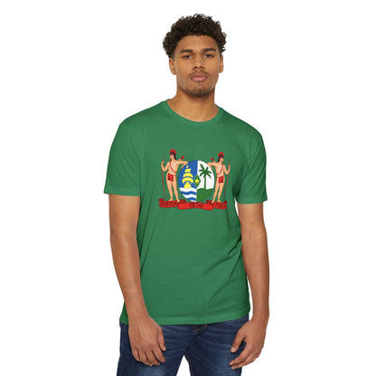 Suriname Coat of Arm Unisex CVC Jersey T-shirt