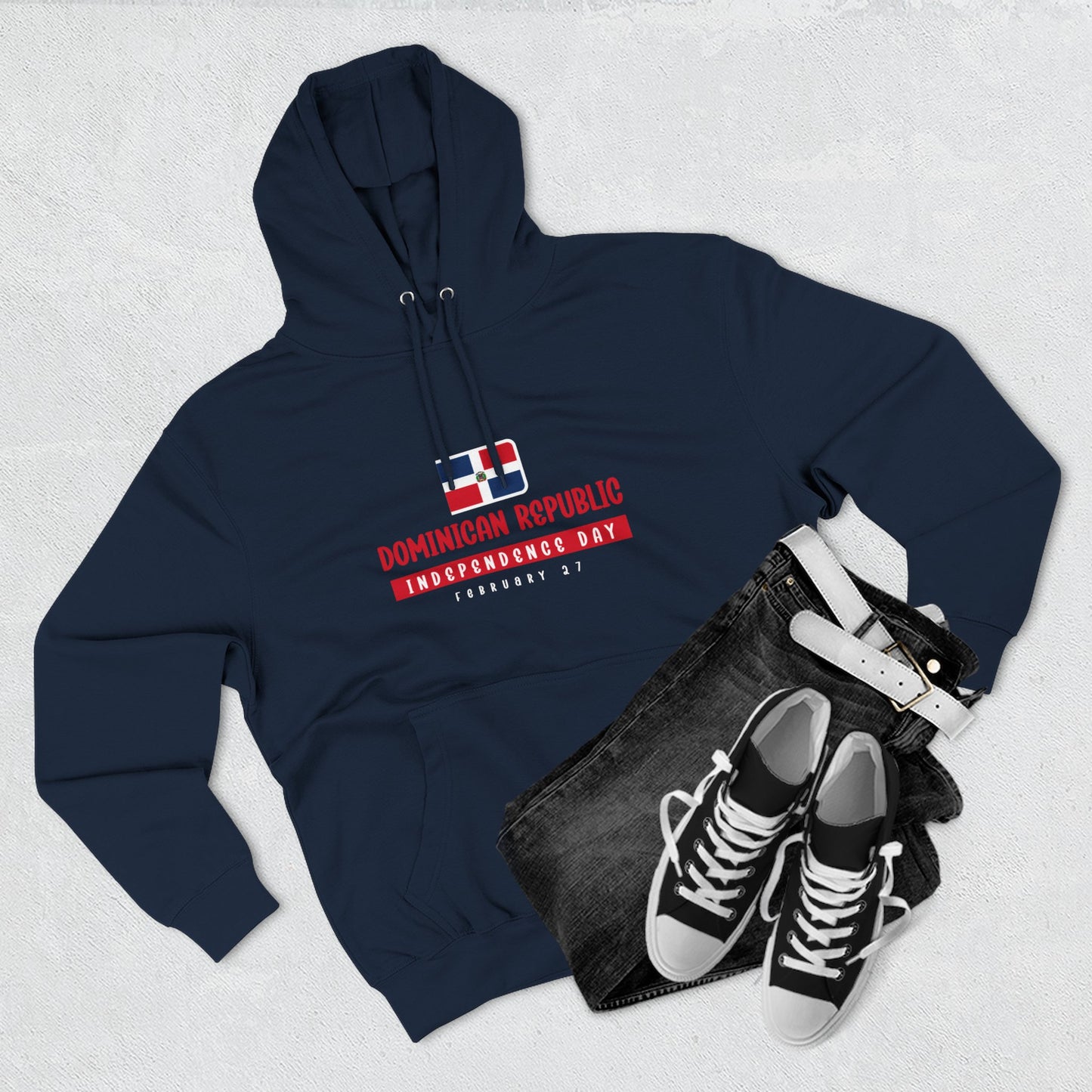 Dominican Republic Minimal Hoodie