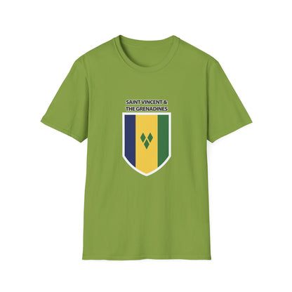Saint Vincent and the Grenadines Flag Unisex Softstyle T-Shirt