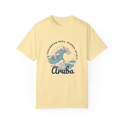 Caribbean Soul Unisex T-Shirt - Aruba Wave Design