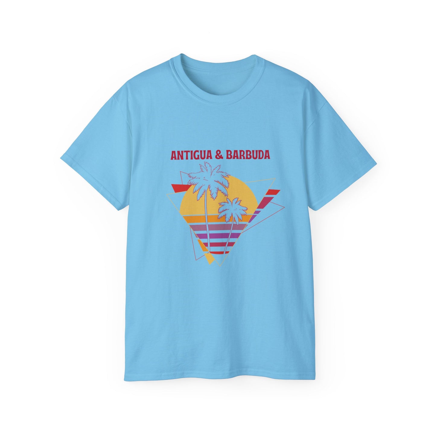 Antigua & Barbuda Vintage Graphic | Unisex Ultra Cotton T-Shirt | Retro Summer Style