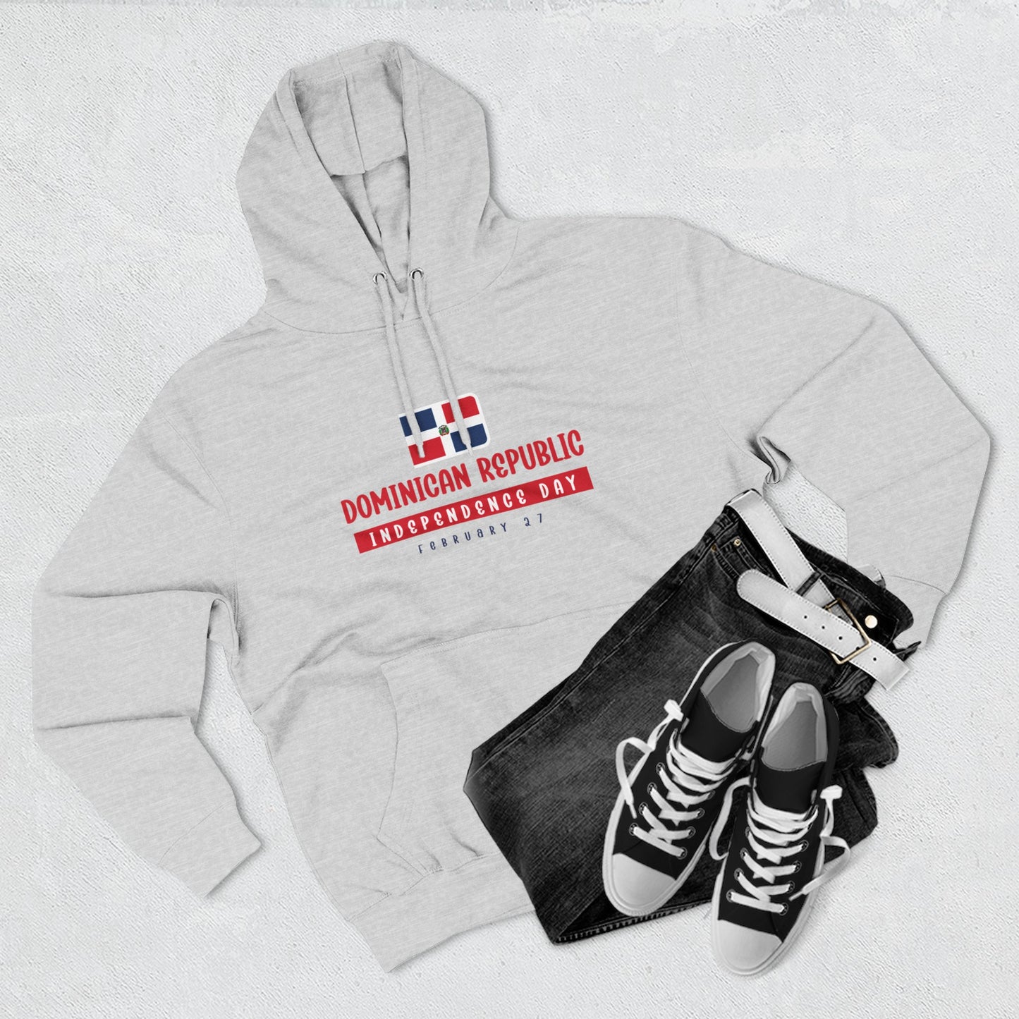 Dominican Republic Minimal Hoodie