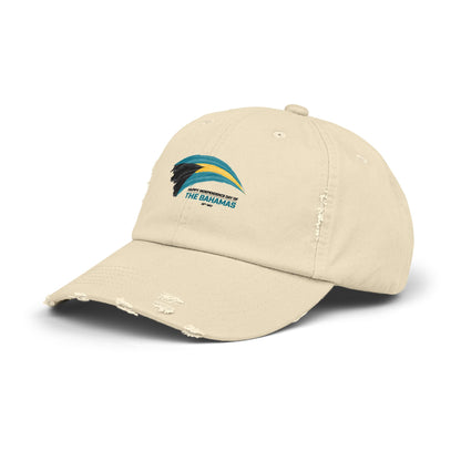 Bahamas Flag Cap Distressed Cap