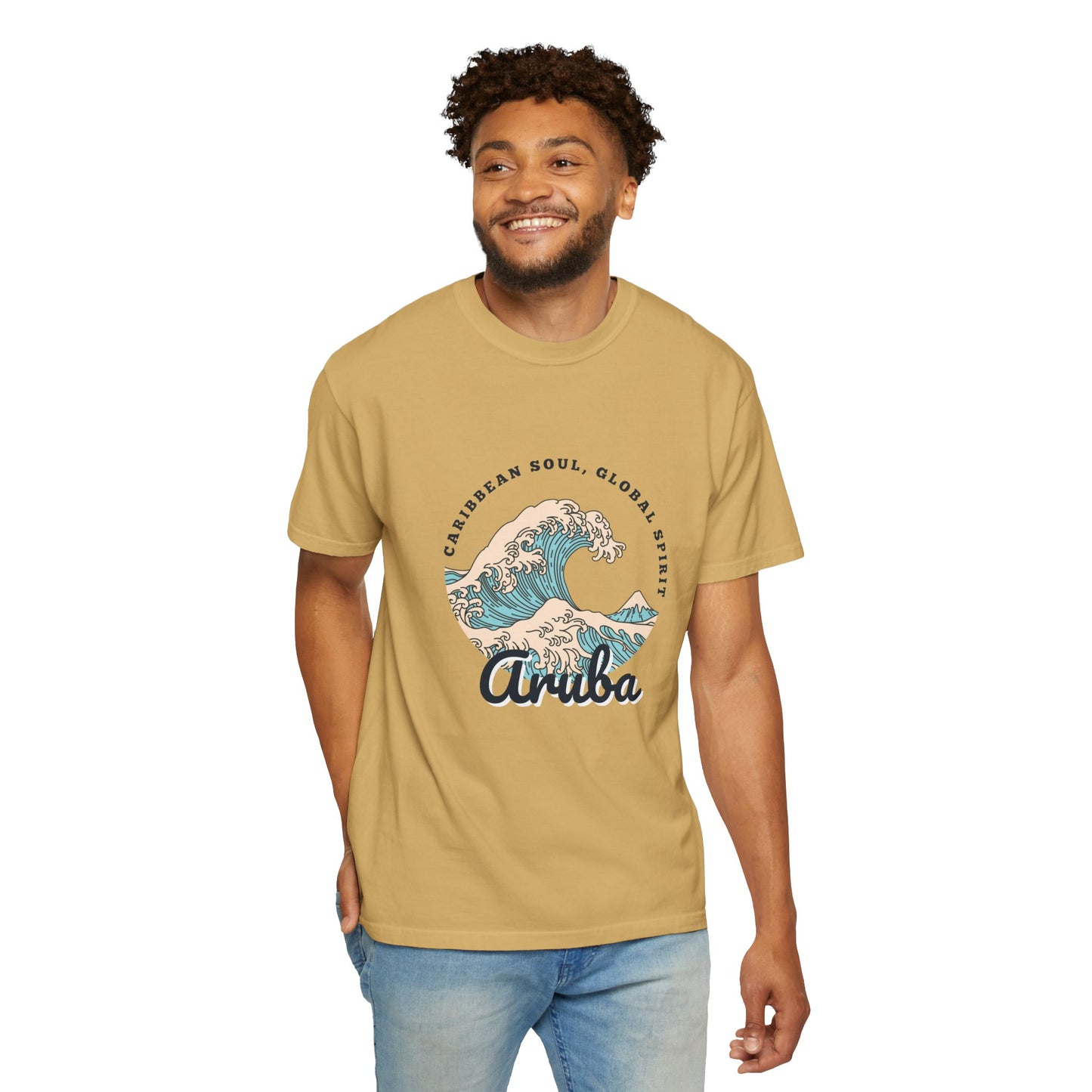 Caribbean Soul Unisex T-Shirt - Aruba Wave Design