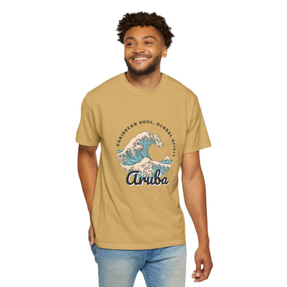 Caribbean Soul Unisex T-Shirt - Aruba Wave Design