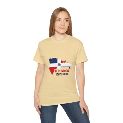 Dominican Republic Map Unisex Ultra Cotton Tee