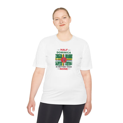 Unisex Moisture Wicking Dominica Tee