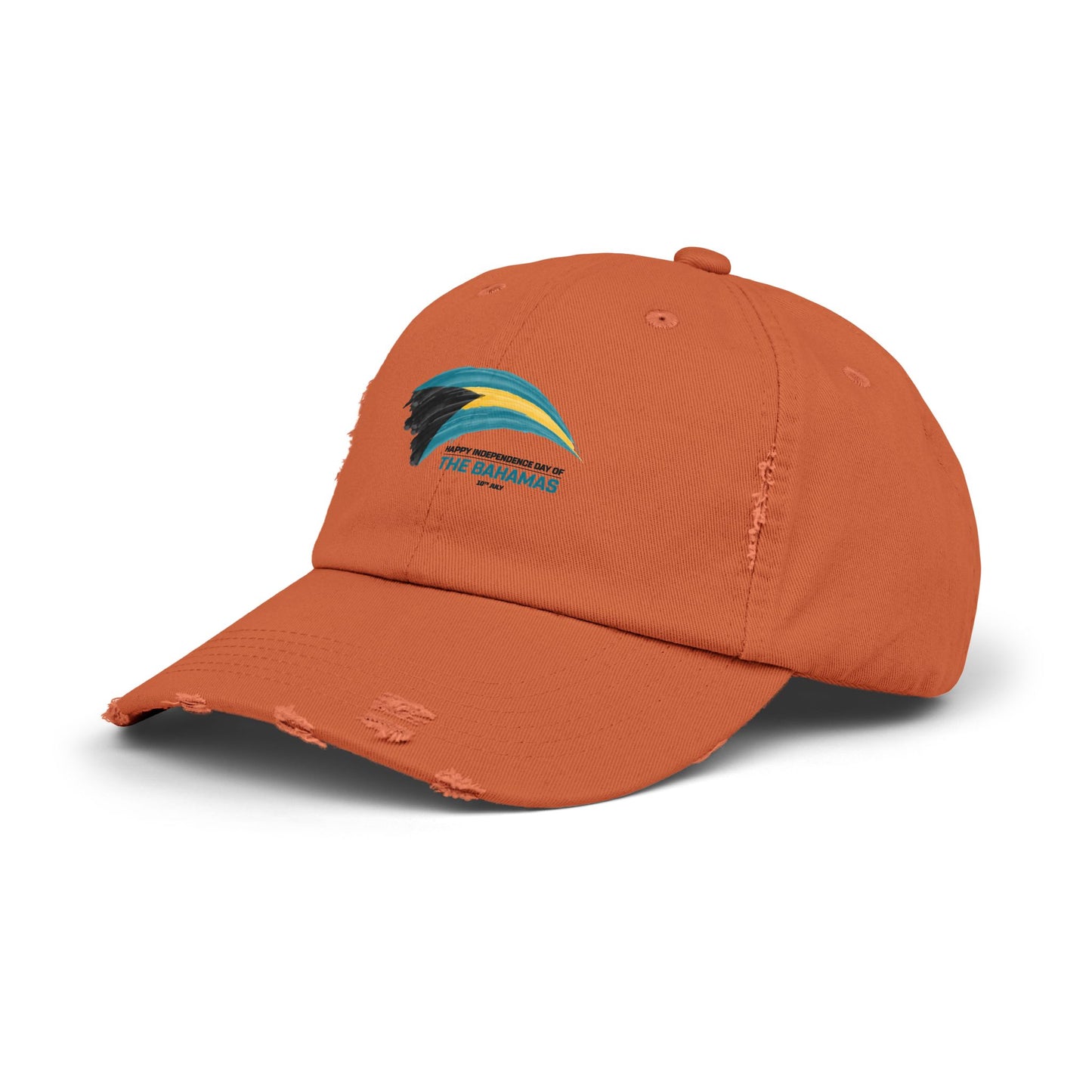 Bahamas Flag Cap Distressed Cap