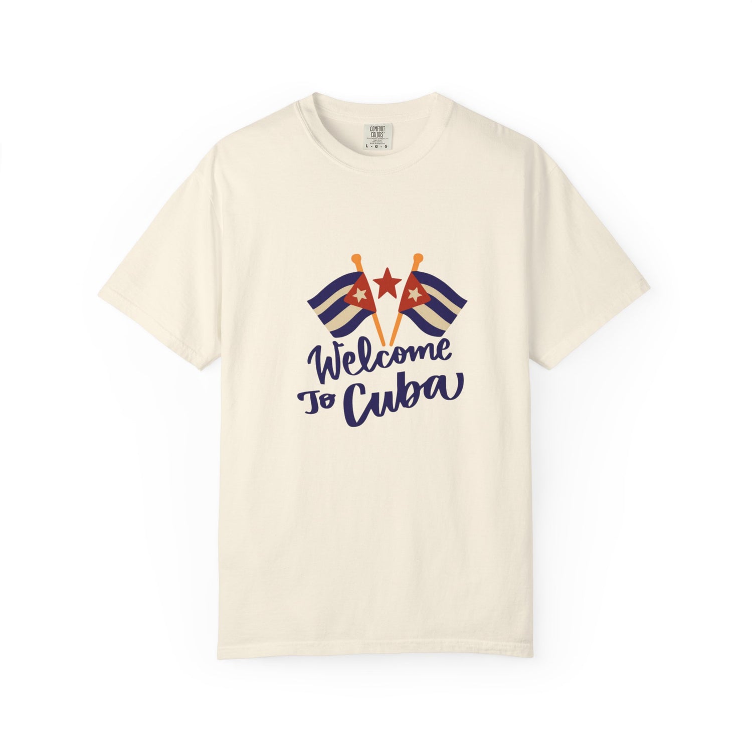 Cuba Welcome T-Shirt - Unisex Garment-Dyed Tee for Travel Lovers