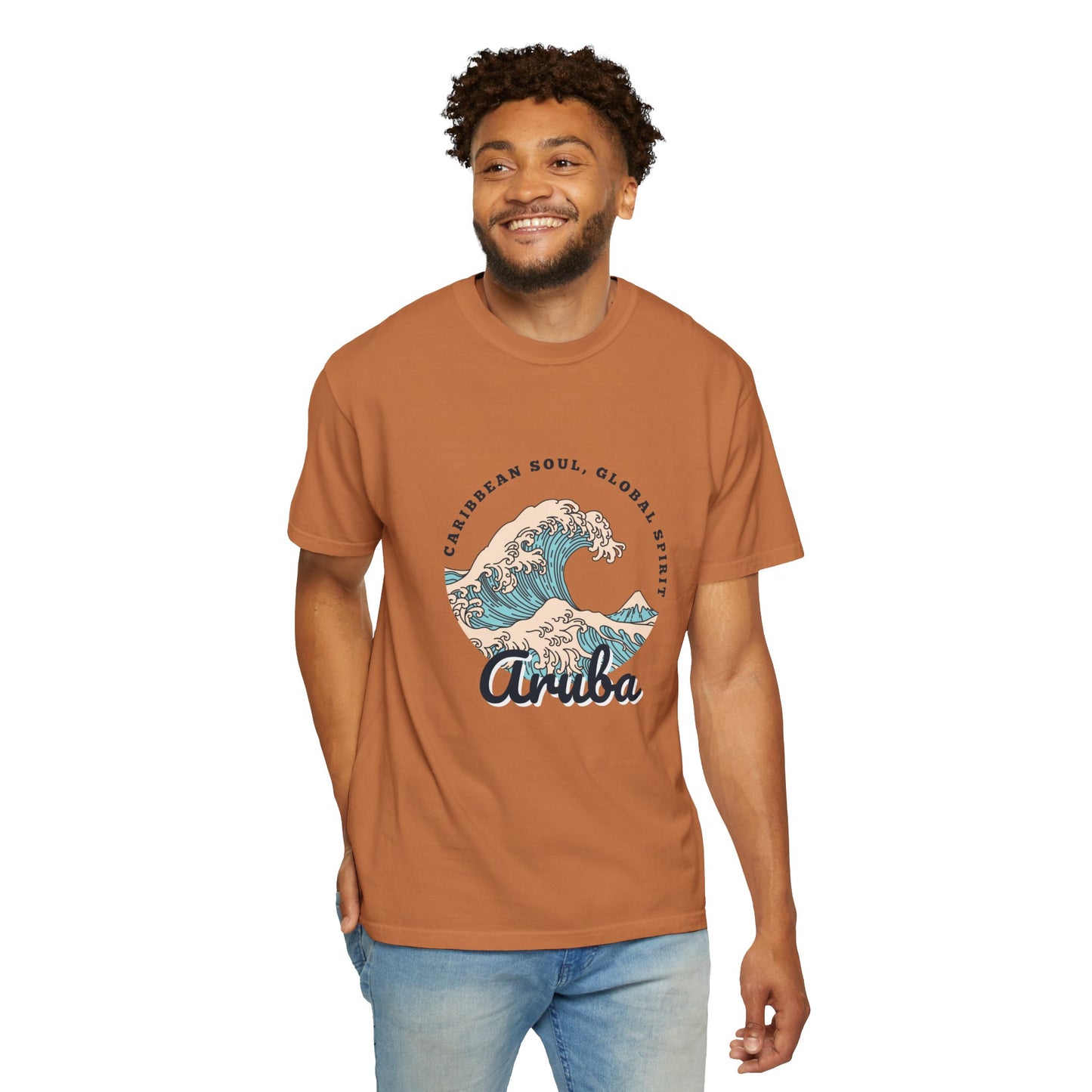 Caribbean Soul Unisex T-Shirt - Aruba Wave Design