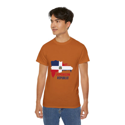 Dominican Republic Map Unisex Ultra Cotton Tee