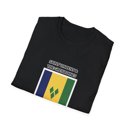 Saint Vincent and the Grenadines Flag Unisex Softstyle T-Shirt