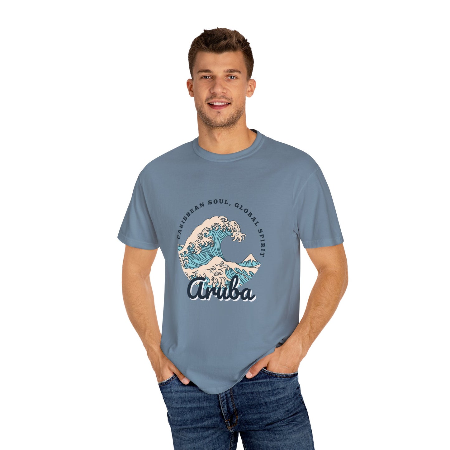 Caribbean Soul Unisex T-Shirt - Aruba Wave Design