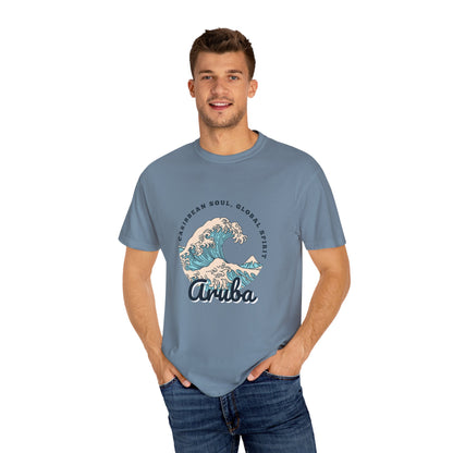 Caribbean Soul Unisex T-Shirt - Aruba Wave Design