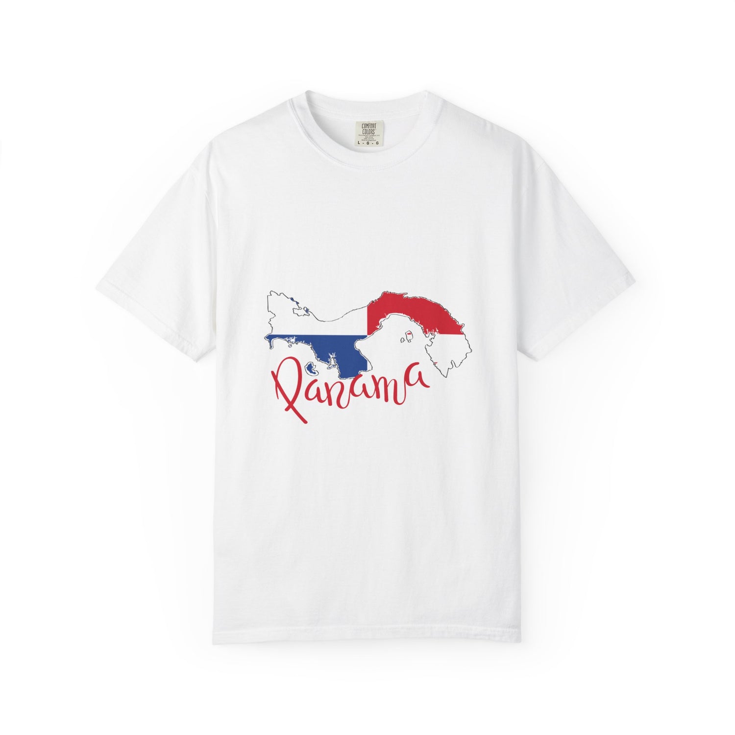 Panama Map Unisex Garment-Dyed T-Shirt - Casual Canvas for Travel Lovers
