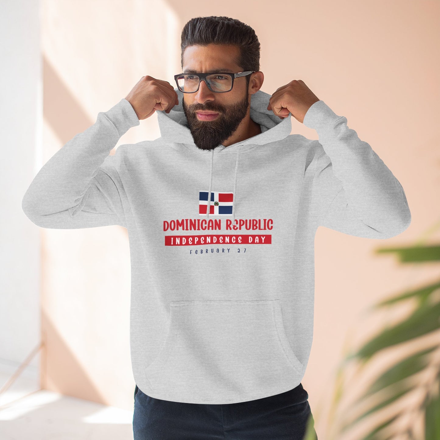 Dominican Republic Minimal Hoodie