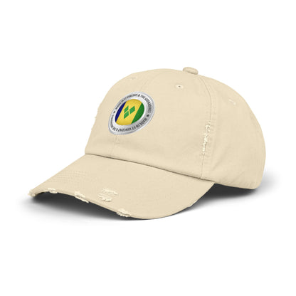 Saint Vincent and the Grenadines Unisex Distressed Cap