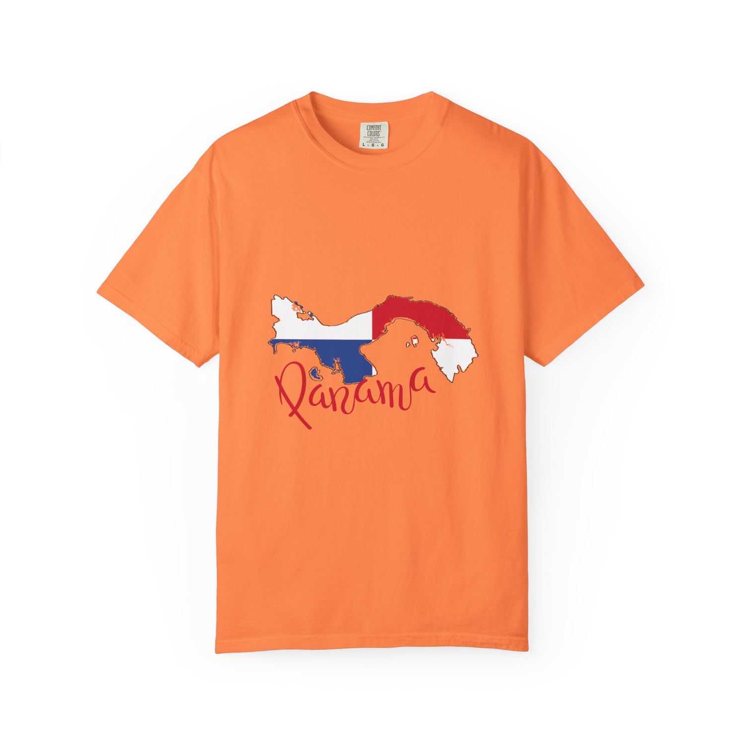 Panama Map Unisex Garment-Dyed T-Shirt - Casual Canvas for Travel Lovers