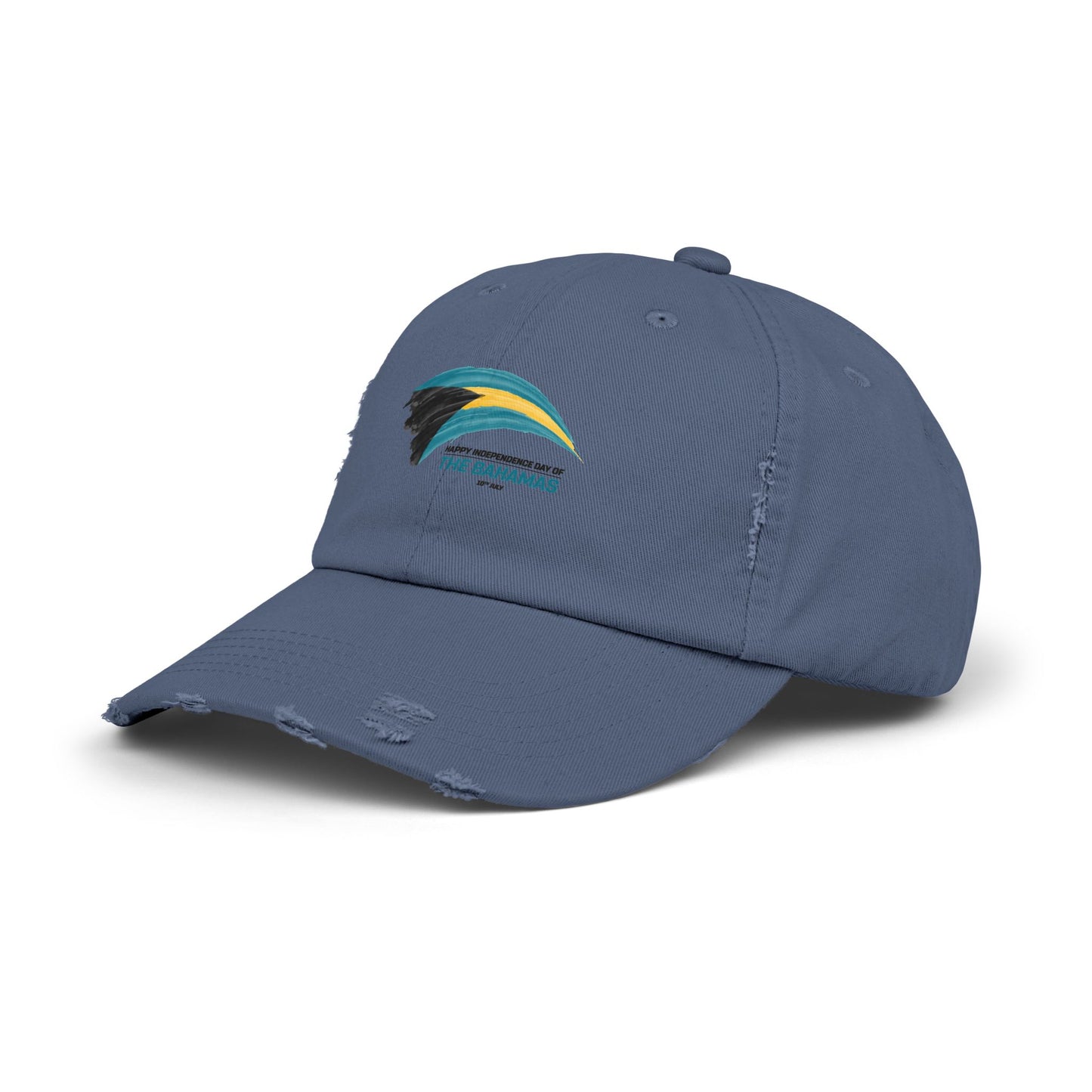 Bahamas Flag Cap Distressed Cap