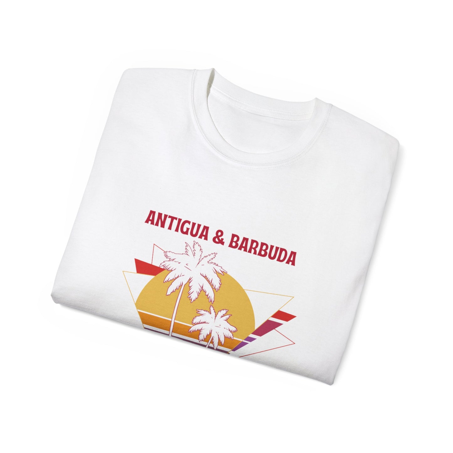 Antigua & Barbuda Vintage Graphic | Unisex Ultra Cotton T-Shirt | Retro Summer Style