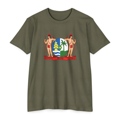 Suriname Coat of Arm Unisex CVC Jersey T-shirt